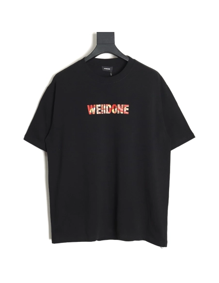 We11done 24SS Dragon Year Letter Printed Short Sleeve T-shirt_TSK1,All order with free shipping We11done