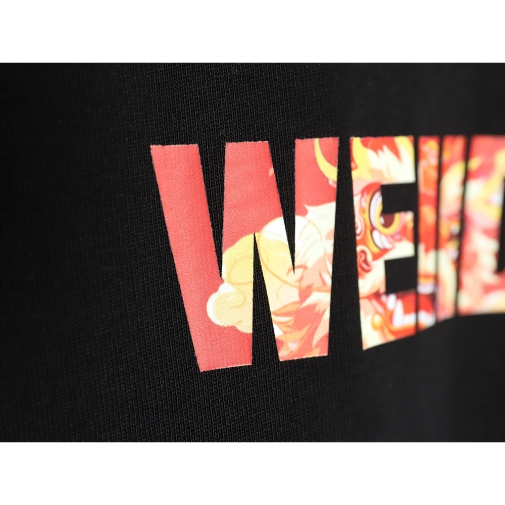 We11done 24SS Dragon Year Letter Printed Short Sleeve T-shirt_TSK1,All order with free shipping We11done