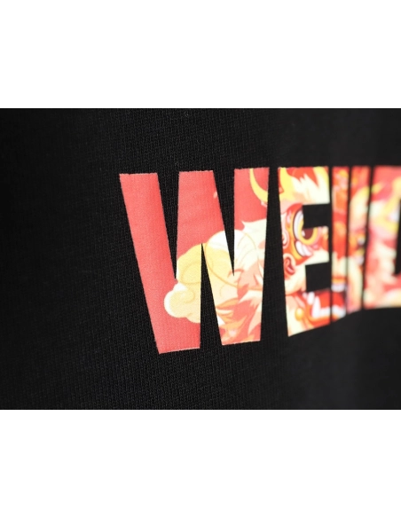 We11done 24SS Dragon Year Letter Printed Short Sleeve T-shirt_TSK1,All order with free shipping We11done