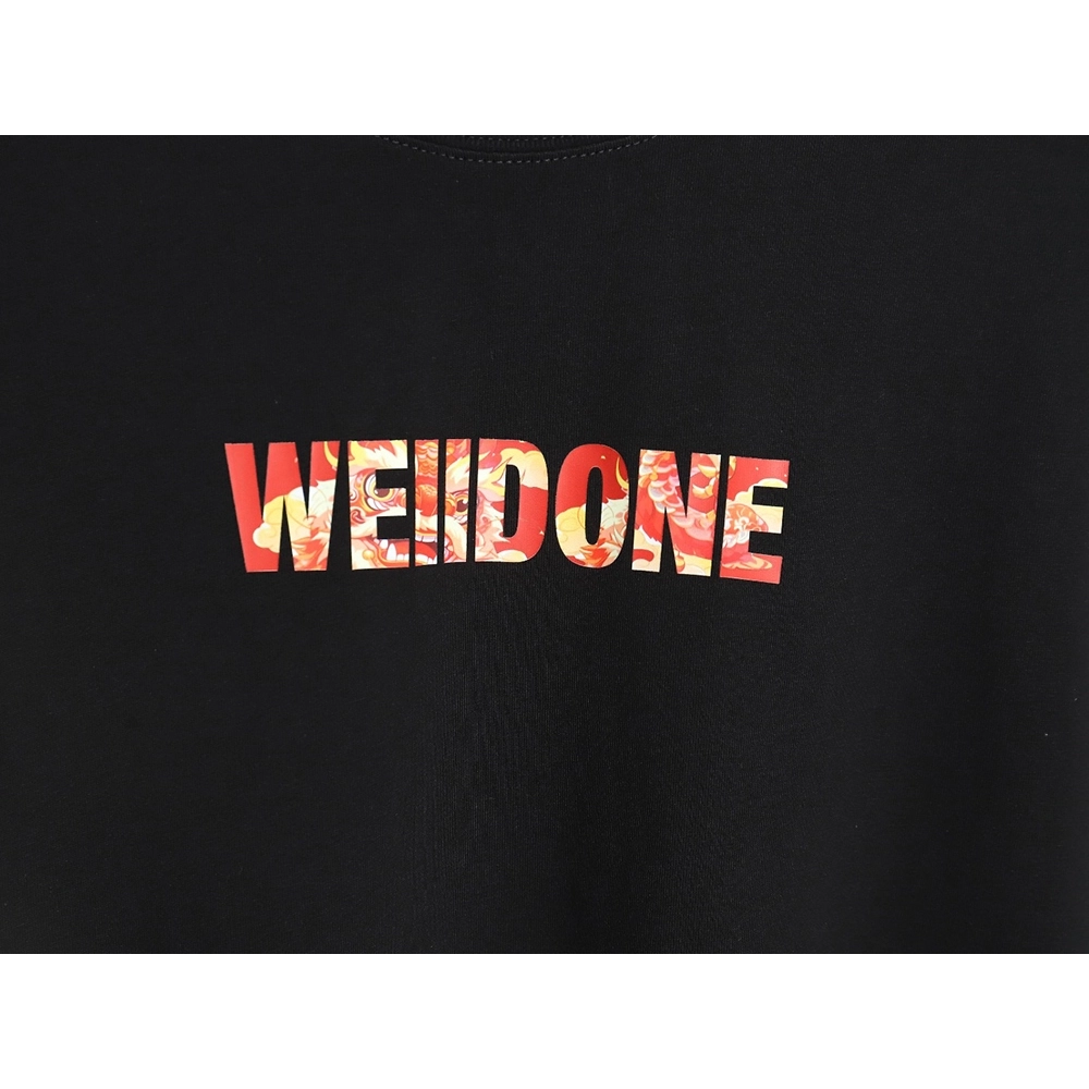 We11done 24SS Dragon Year Letter Printed Short Sleeve T-shirt_TSK1,All order with free shipping We11done