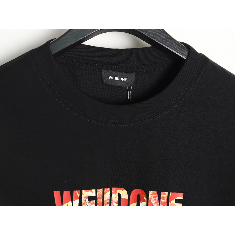 We11done 24SS Dragon Year Letter Printed Short Sleeve T-shirt_TSK1,All order with free shipping We11done