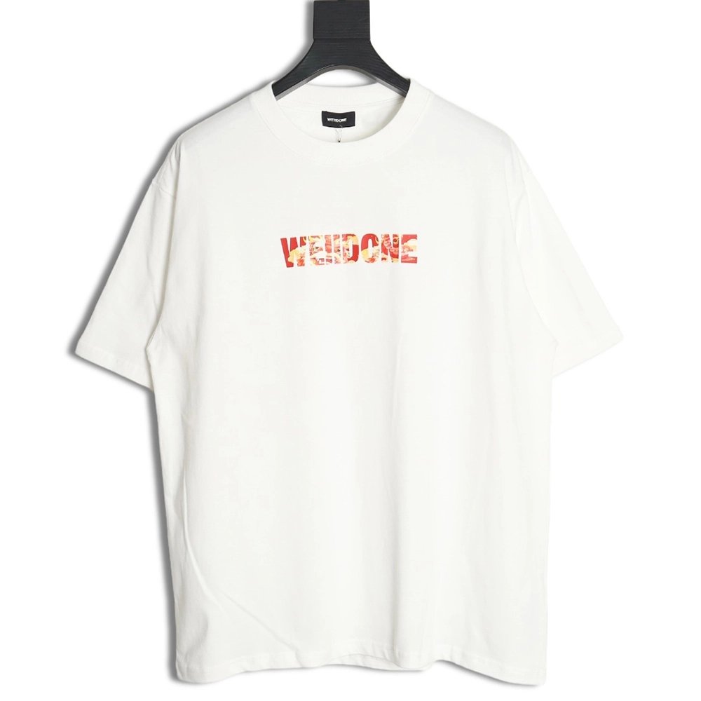 We11done 24SS Dragon Year Letter Printed Short Sleeve T-shirt,All order with free shipping We11done