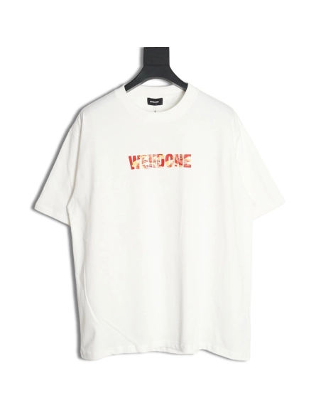 We11done 24SS Dragon Year Letter Printed Short Sleeve T-shirt,All order with free shipping We11done