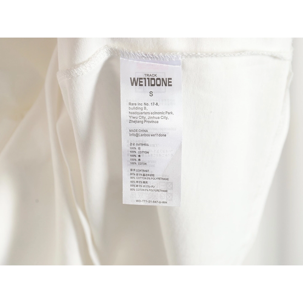 We11done 24SS Dragon Year Letter Printed Short Sleeve T-shirt,All order with free shipping We11done