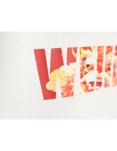 We11done 24SS Dragon Year Letter Printed Short Sleeve T-shirt,All order with free shipping We11done