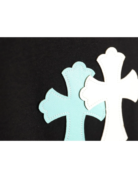 Chrome Hearts CH X Levis Cross Short Sleeve T-Shirt TSK2,All order with free shipping Chrome Hearts with free shipping