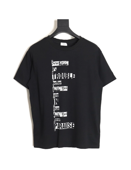 Celine 24SS DASHSNOW show limited edition short-sleeved T-shirt,All order with free shipping Celine