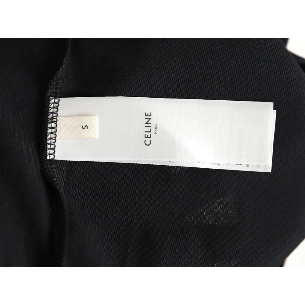 Celine 24SS DASHSNOW show limited edition short-sleeved T-shirt,All order with free shipping Celine
