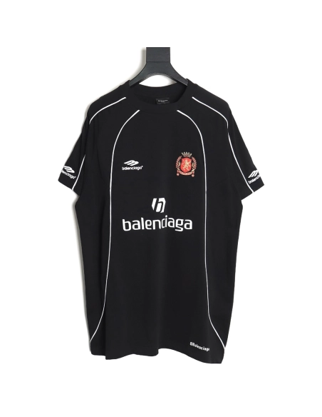Balenciaga 24SS Manchester United embroidered short-sleeved T-shirt,All order with free shipping Balenciaga