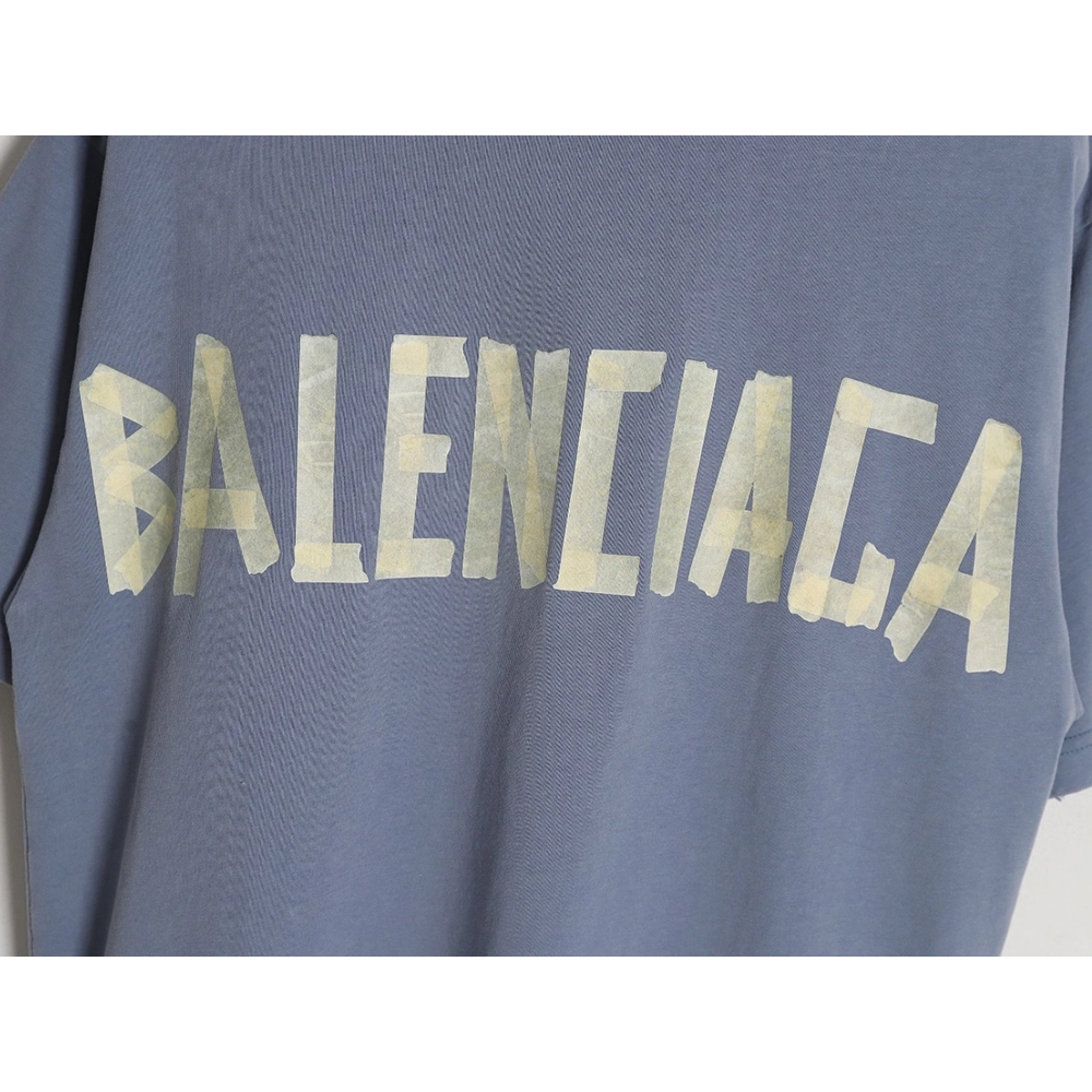 Balenciaga 24SS Masking Tape Short Sleeve T-Shirt,All order with free shipping Balenciaga