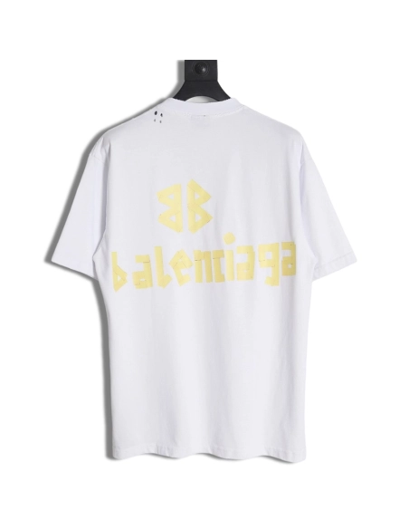Balenciaga 24SS Masking Tape Short Sleeve T-Shirt,All order with free shipping Balenciaga