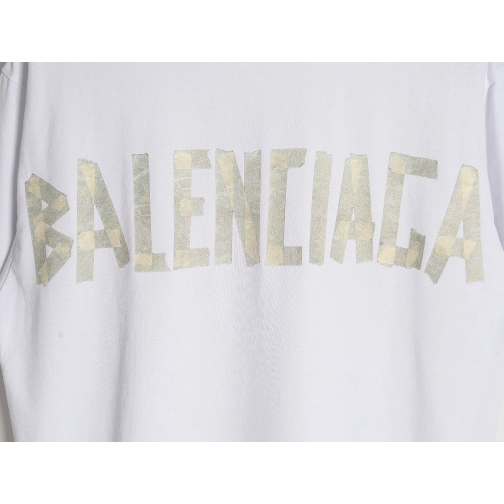 Balenciaga 24SS Masking Tape Short Sleeve T-Shirt,All order with free shipping Balenciaga