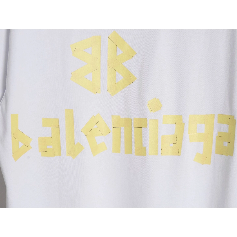 Balenciaga 24SS Masking Tape Short Sleeve T-Shirt,All order with free shipping Balenciaga