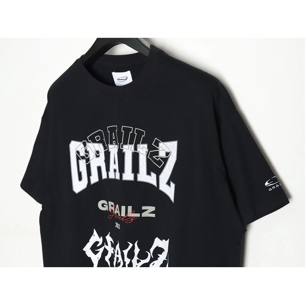 Grailz 24SS Sanskrit printed short-sleeved T-shirt,All order with free shipping Grailz