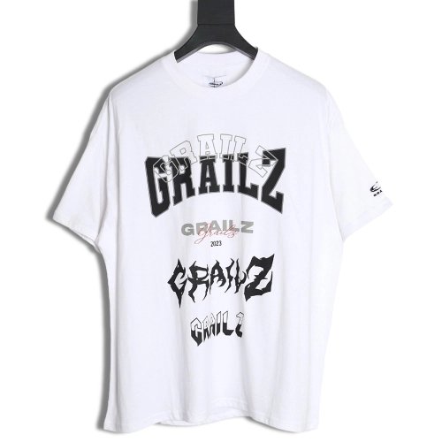 Grailz 24SS Sanskrit printed short-sleeved T-shirt,All order with free shipping Grailz