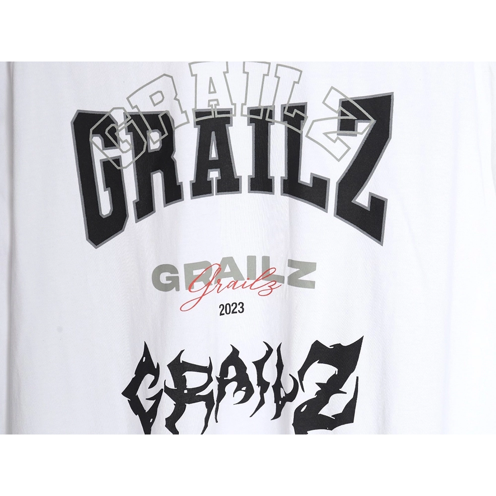 Grailz 24SS Sanskrit printed short-sleeved T-shirt,All order with free shipping Grailz