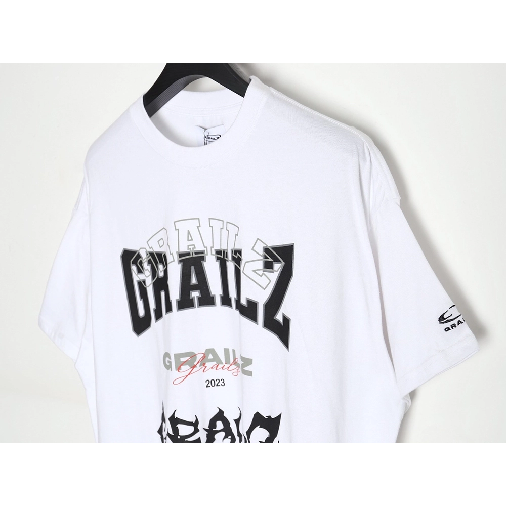 Grailz 24SS Sanskrit printed short-sleeved T-shirt,All order with free shipping Grailz