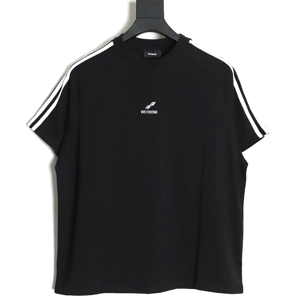 We11done three stripes short sleeve t-shirt,All order with free shipping We11done