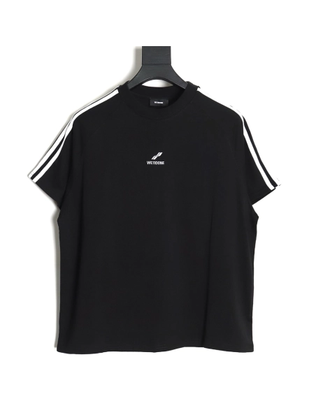 We11done three stripes short sleeve t-shirt,All order with free shipping We11done