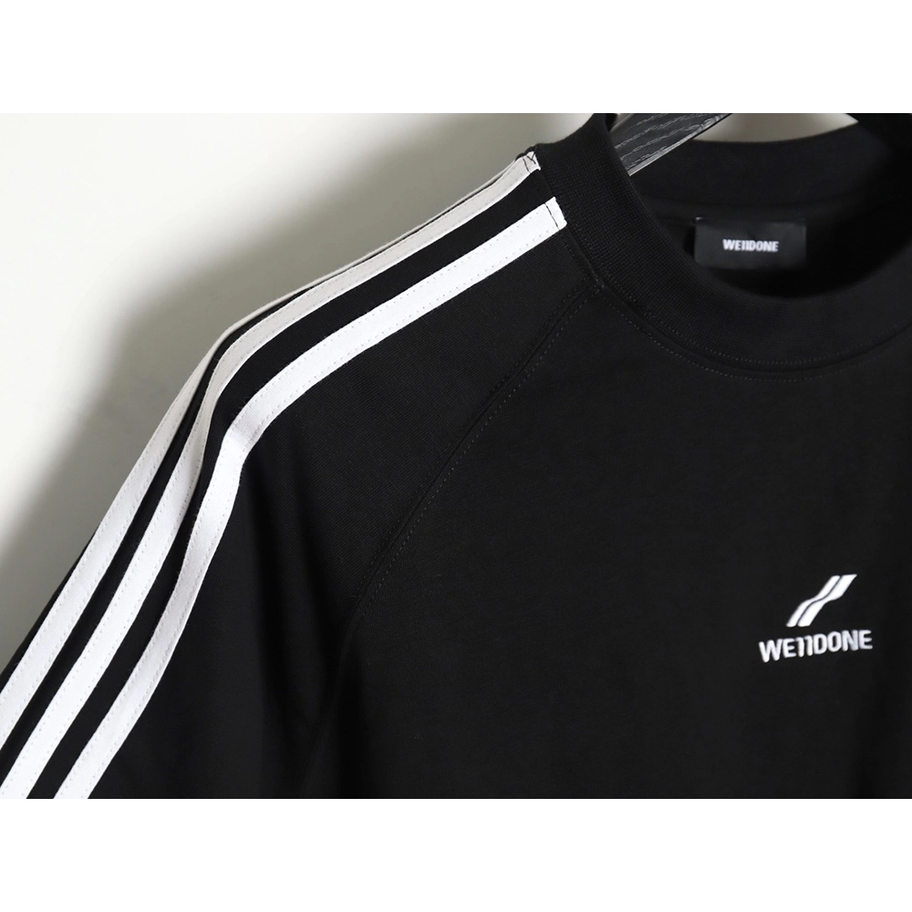 We11done three stripes short sleeve t-shirt,All order with free shipping We11done