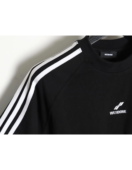 We11done three stripes short sleeve t-shirt,All order with free shipping We11done