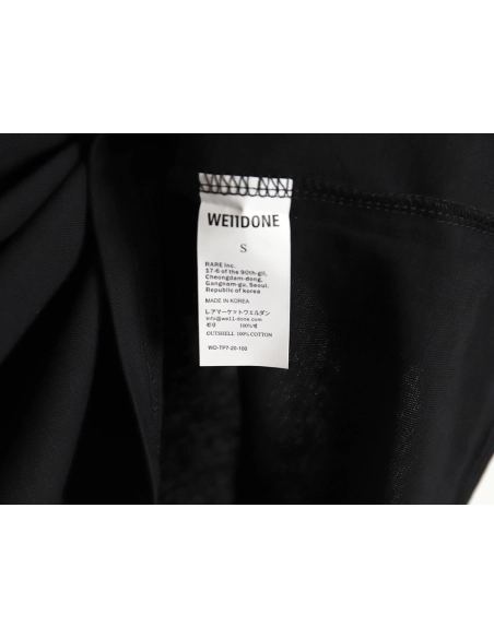 We11done three stripes short sleeve t-shirt,All order with free shipping We11done