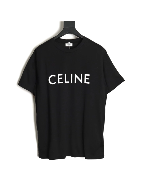 Celine basic logo printed T-shirt,All order with free shipping Celine