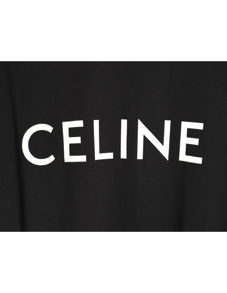Celine basic logo printed T-shirt,All order with free shipping Celine