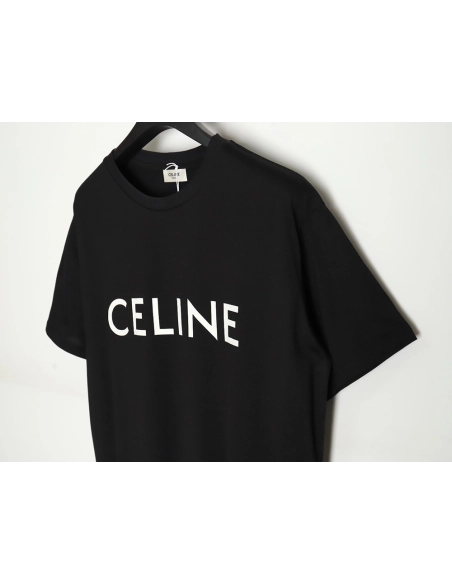 Celine basic logo printed T-shirt,All order with free shipping Celine