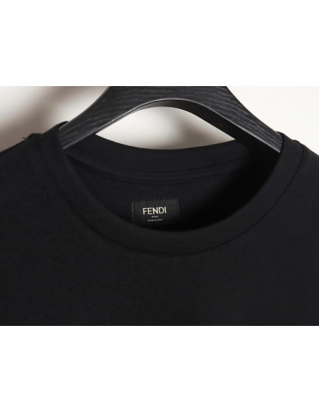 Fendi 24SS gradient FF logo T-shirt,All order with free shipping Fendi