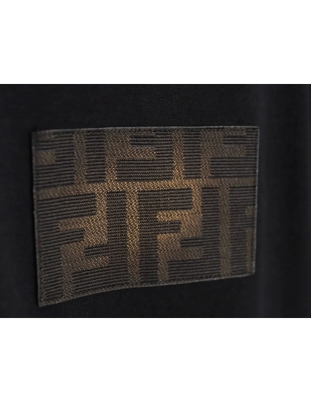 Fendi 24SS gradient FF logo T-shirt,All order with free shipping Fendi