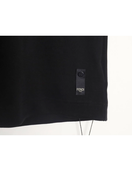 Fendi 24SS gradient FF logo T-shirt,All order with free shipping Fendi