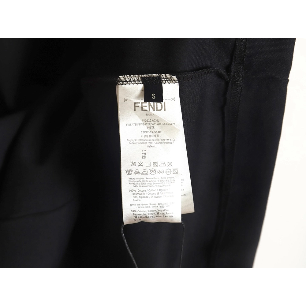 Fendi 24SS gradient FF logo T-shirt,All order with free shipping Fendi