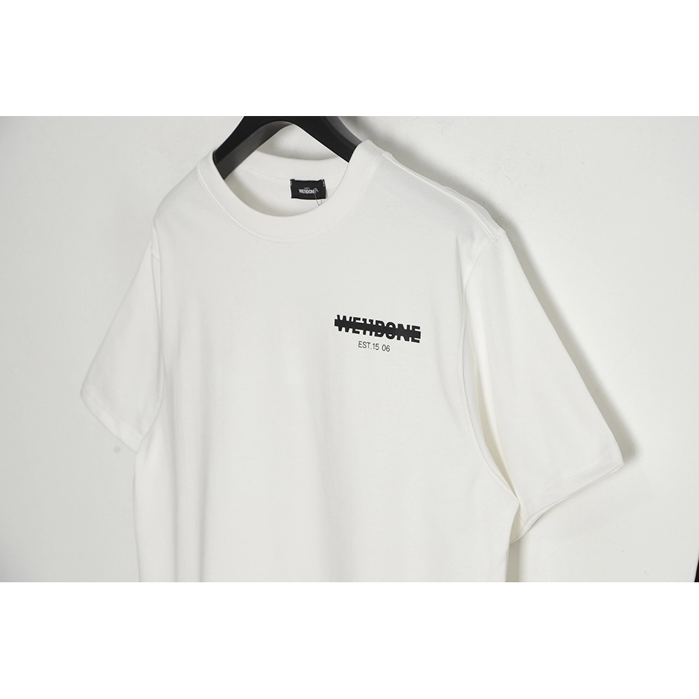 WE11 DONE Seal Letter Print Short Sleeve T-Shirt,All order with free shipping We11done