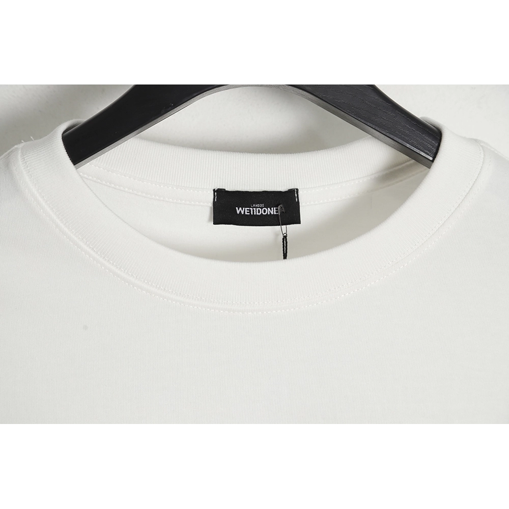 WE11 DONE Seal Letter Print Short Sleeve T-Shirt,All order with free shipping We11done