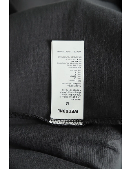 we11 done luminous bullet screen print short-sleeved T-shirt TSK1,All order with free shipping We11done