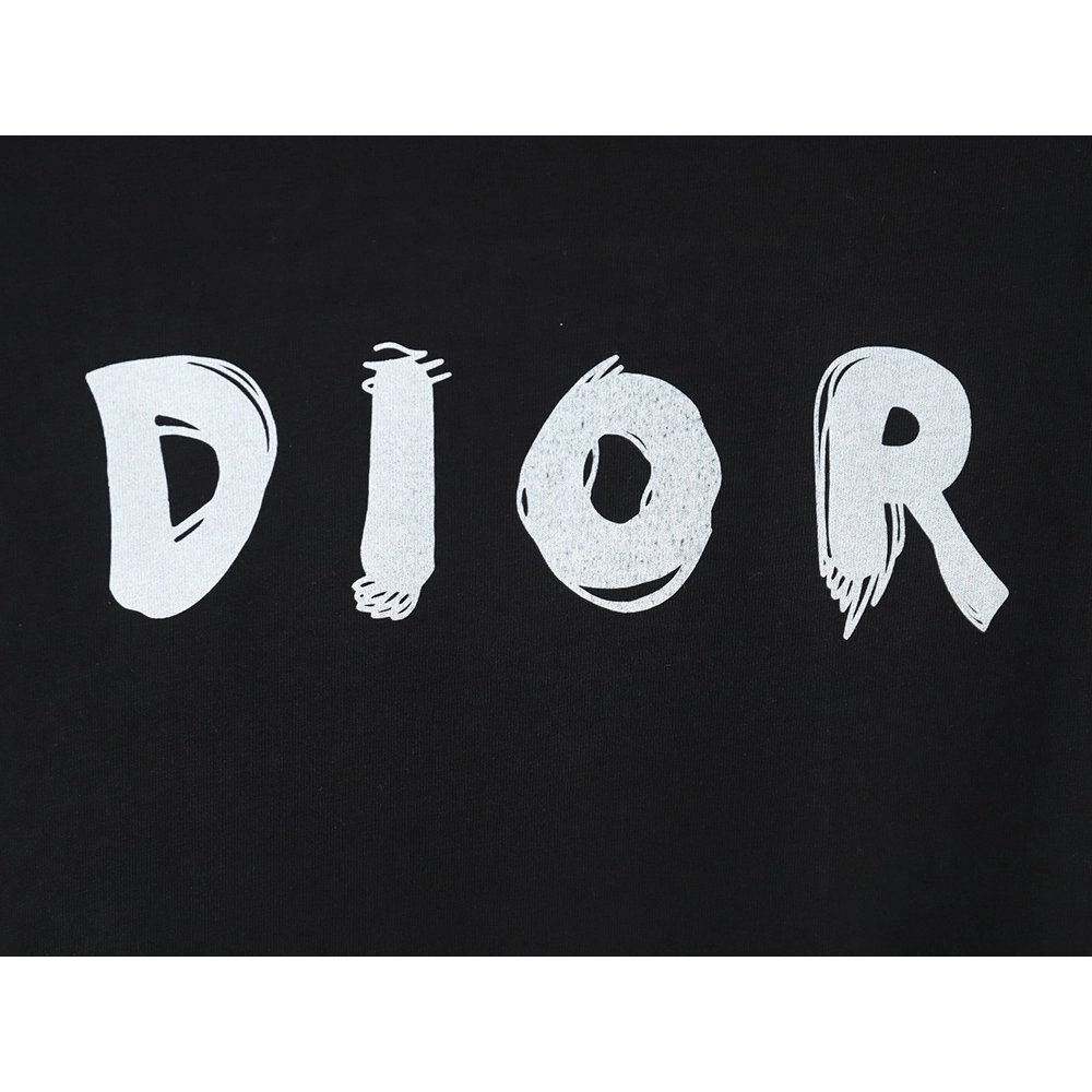 Dior Dragon Print Lettering Short Sleeve T-Shirt TSK1,All order with free shipping Dior