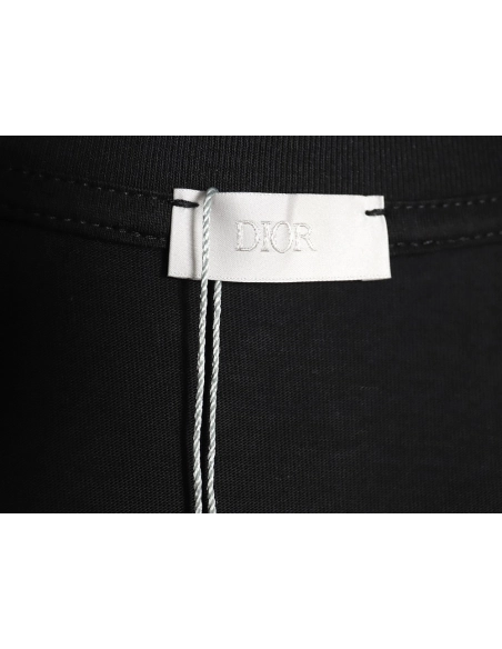 Dior Dragon Print Lettering Short Sleeve T-Shirt TSK1,All order with free shipping Dior