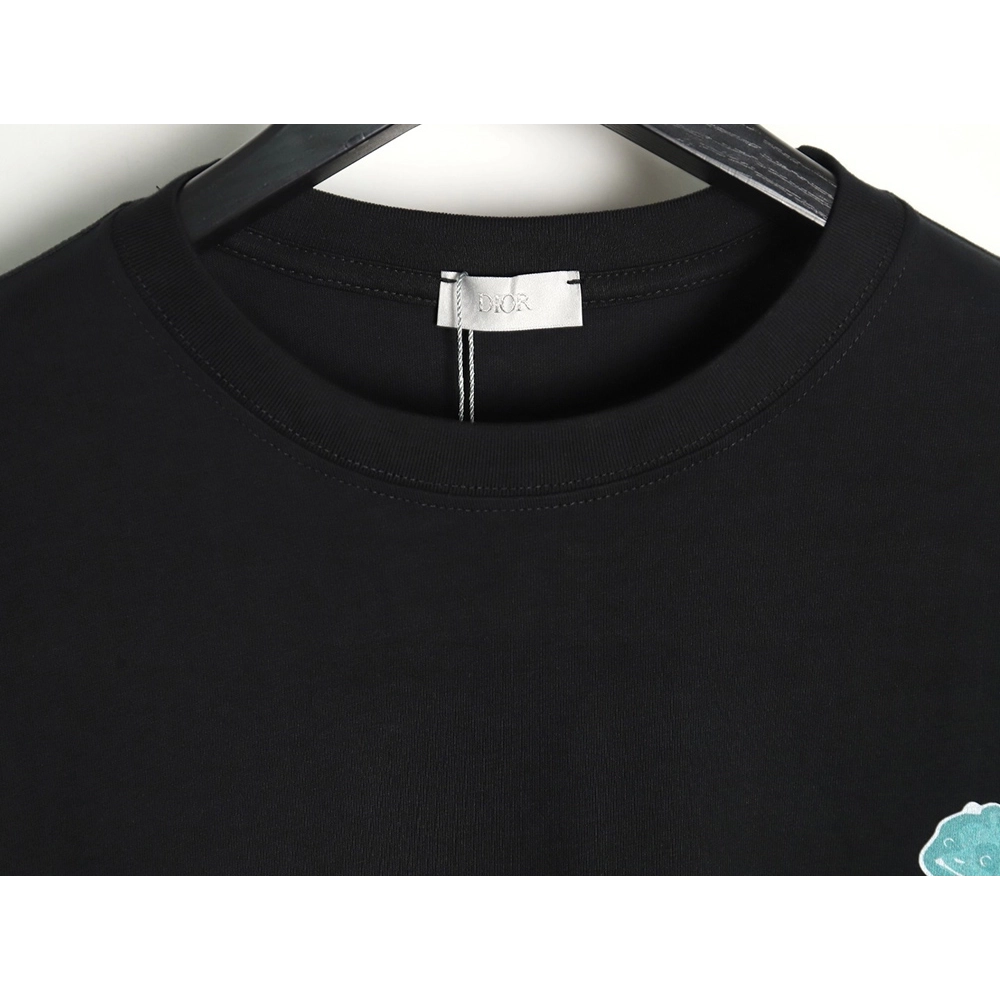 Dior Dragon Print Lettering Short Sleeve T-Shirt TSK1,All order with free shipping Dior
