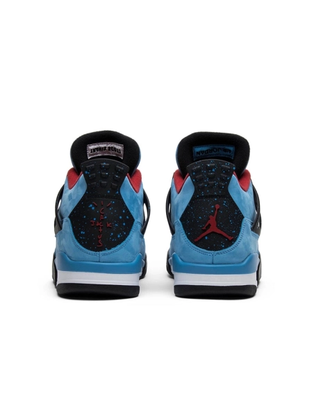TRAVIS SCOTT X AIR JORDAN 4 RETRO CACTUS JACK 308497 406,AIR JORDAN 4,Air Jordan