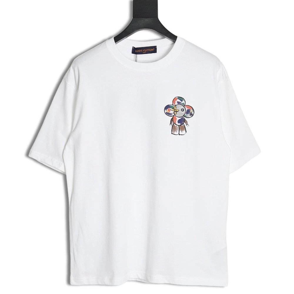 Reps Louis Vuitton Short Sleeve Crewneck T-Shirt,All order with free shipping Reps Louis Vuitton
