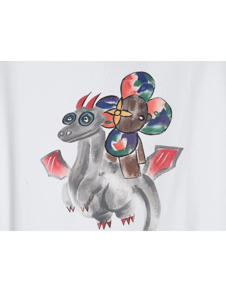 Reps Louis Vuitton Short Sleeve Crewneck T-Shirt,All order with free shipping Reps Louis Vuitton