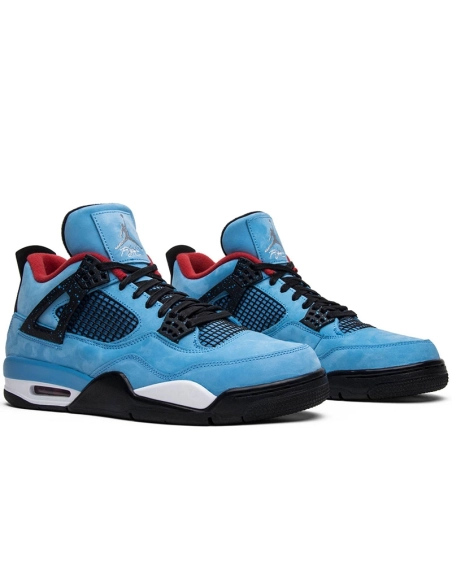 TRAVIS SCOTT X AIR JORDAN 4 RETRO CACTUS JACK 308497 406,AIR JORDAN 4,Air Jordan
