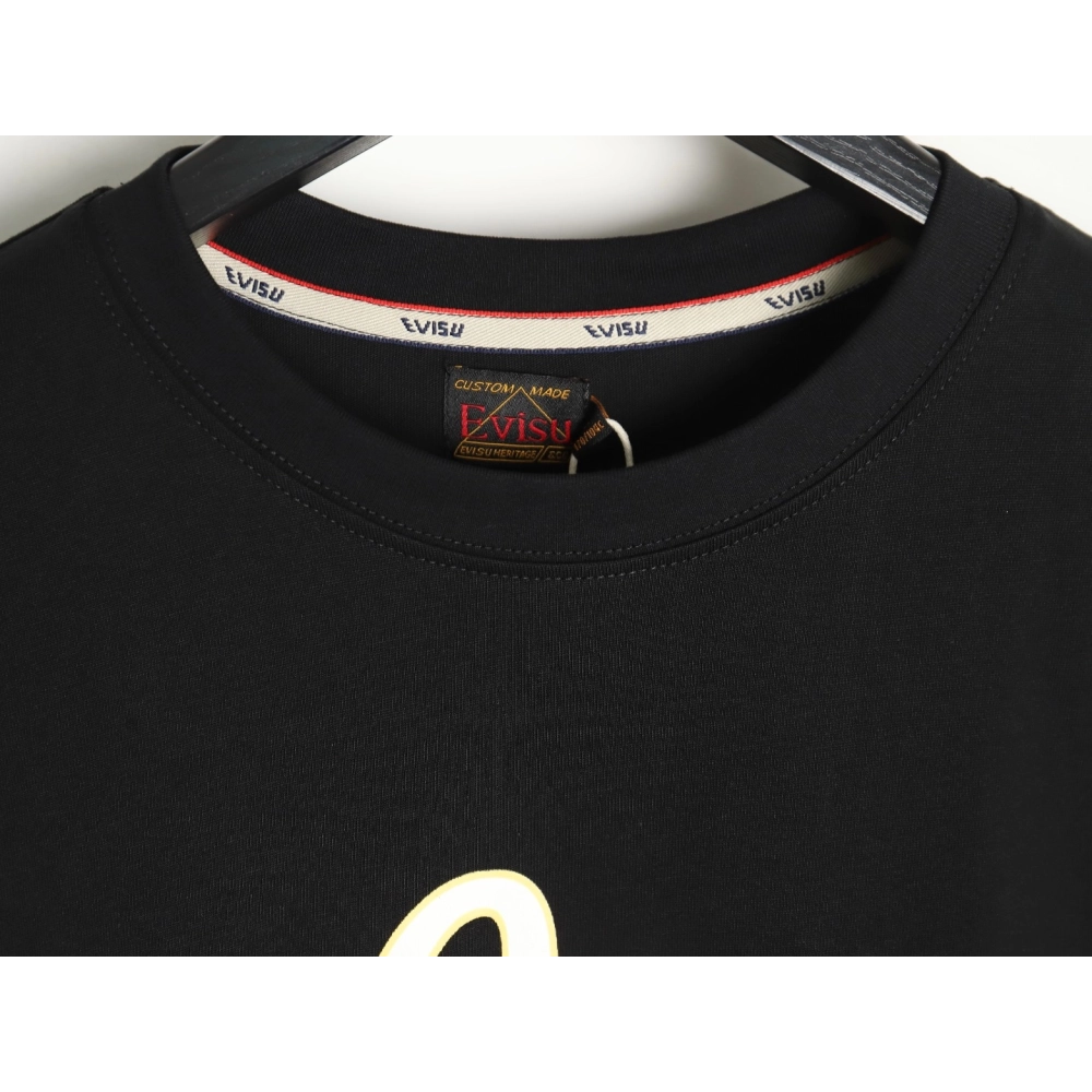 Evisu Carp Seagull Brush Large M Digital Print Short Sleeve T-shirt,All order with free shipping Evisu