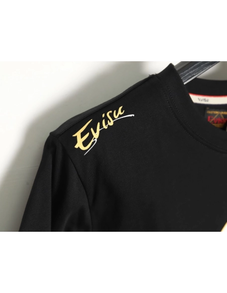 Evisu Carp Seagull Brush Large M Digital Print Short Sleeve T-shirt,All order with free shipping Evisu