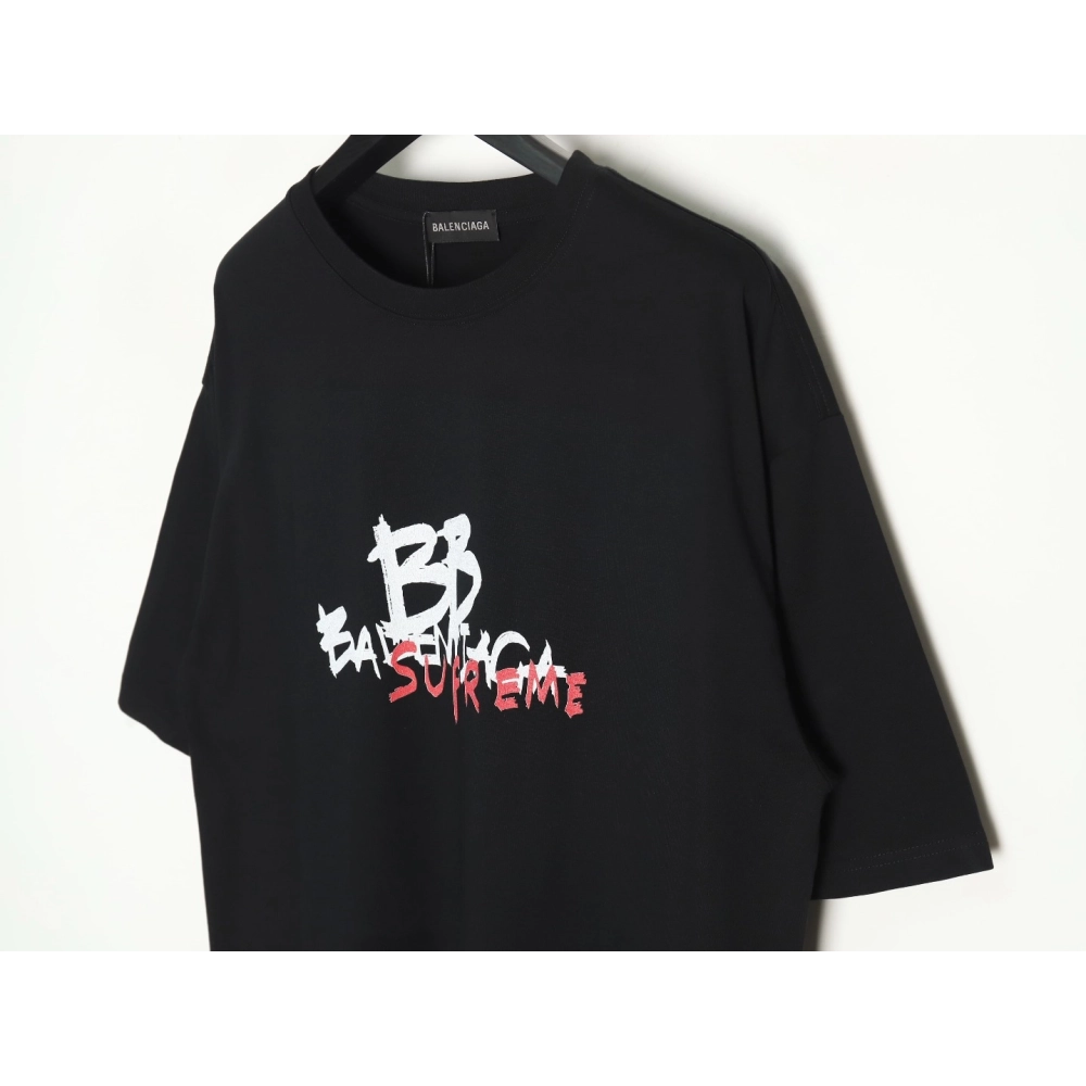 Balenciaga Script Crew Neck T-shirt TSK1,All order with free shipping Balenciaga