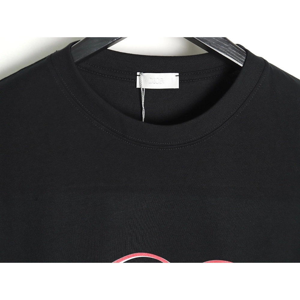 Dior Love Couple Round Neck Short Sleeve T-Shirt TSK1,All order with free shipping Dior
