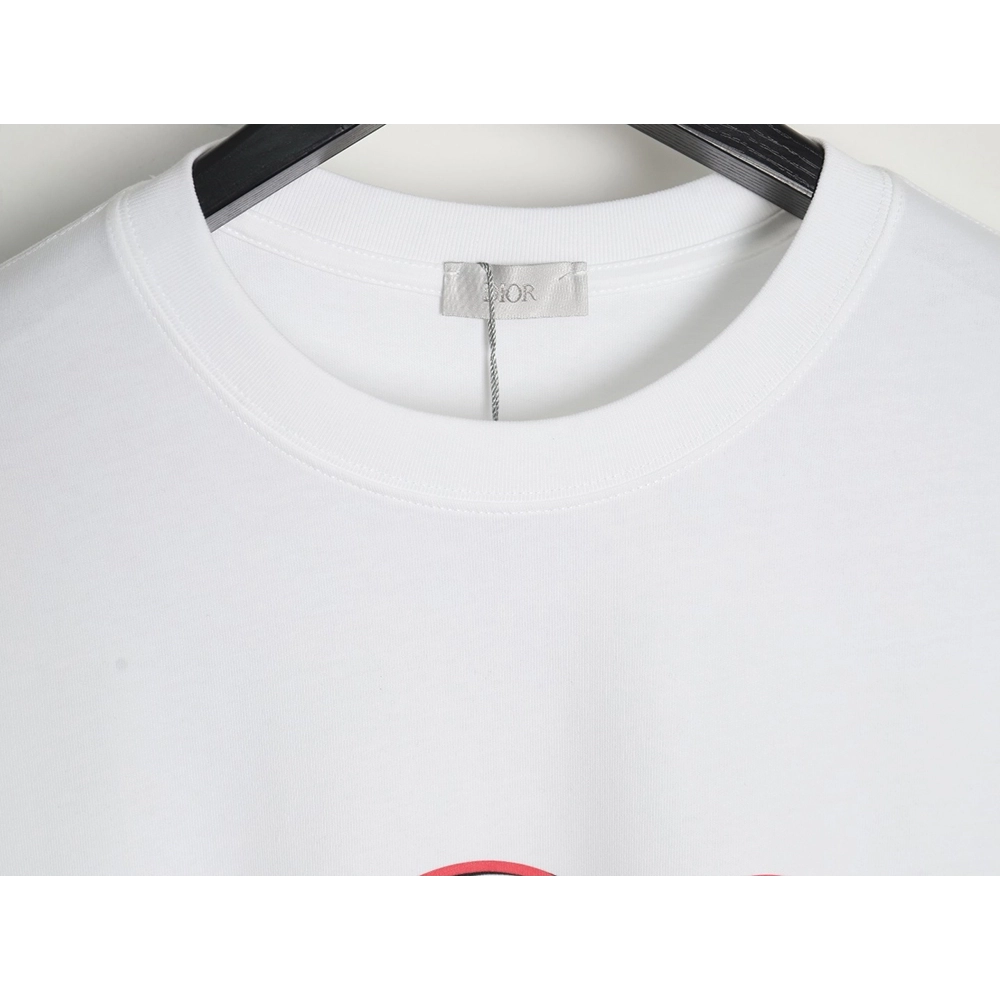 Dior Love Couple Round Neck Short Sleeve T-Shirt,All order with free shipping Dior