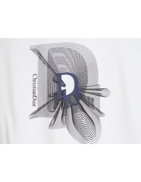DIOR 24SS logo print couple short-sleeved T-shirt,All order with free shipping Dior