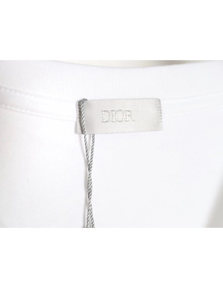 DIOR 24SS logo print couple short-sleeved T-shirt,All order with free shipping Dior
